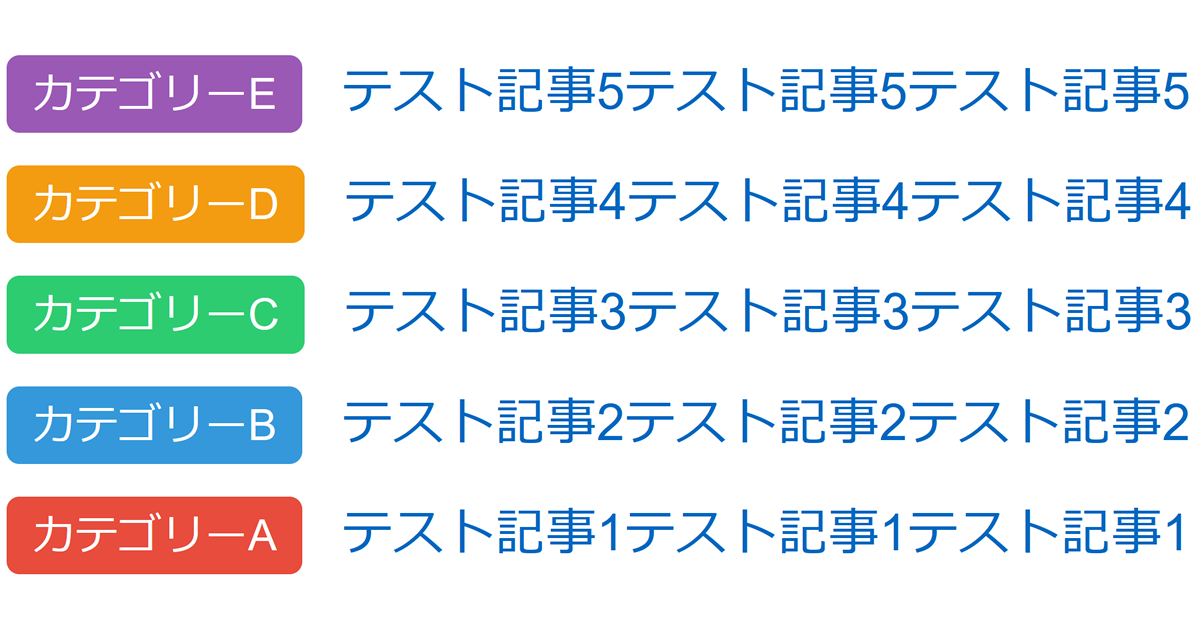 WordPressでカテゴリー付き最新記事一覧をショートコードで表示する方法
